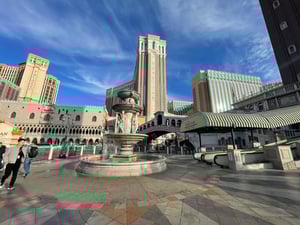 the Venetian Hotel in Las Vegas