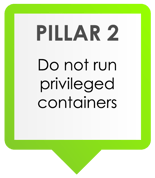 Pillar 2: Do not run privileged containers