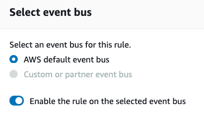 Select event bus